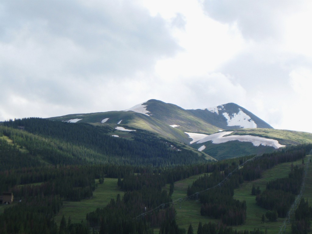 Breckmtn View of Breckenridge from our hotel room
