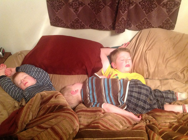 boys in bed