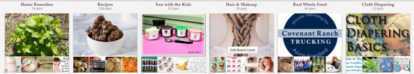 pinterest boards