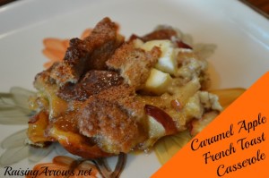 Caramel Apple French Toast Casserole | RaisingArrows.net