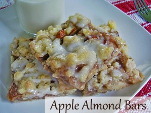 apple almond bars