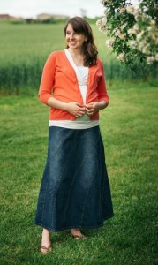 Rainbow Maternity Skirt - Celebrating Pregnancy Month by Month - Month 6