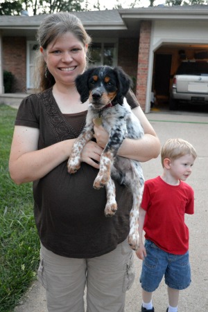 Amy with Kip