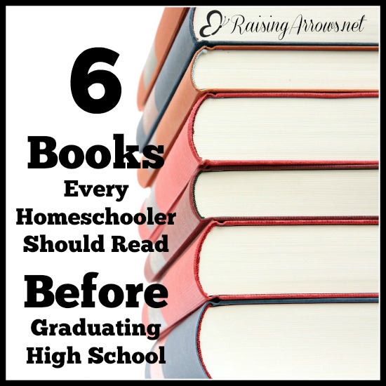 There are plenty of things your homeschooler needs to know before they leave home - here are 6 books they should be sure to read before they graduate to help solidify their faith and understand the world around them from a Biblical worldview.