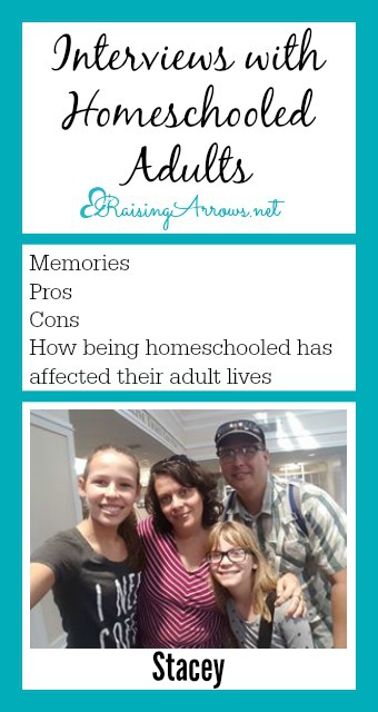 Homeschool mom, Stacey, was homeschooled too! Read her story, and how being homeschooled impacted her life!