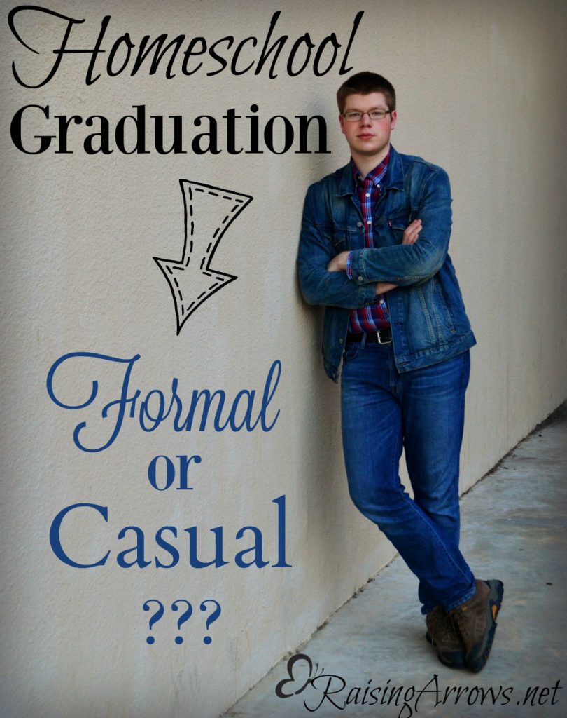 Should you do a formal homeschool graduation or keep it casual? This post gives you the reasons why for both so you can choose what works best for your family without feeling guilty!