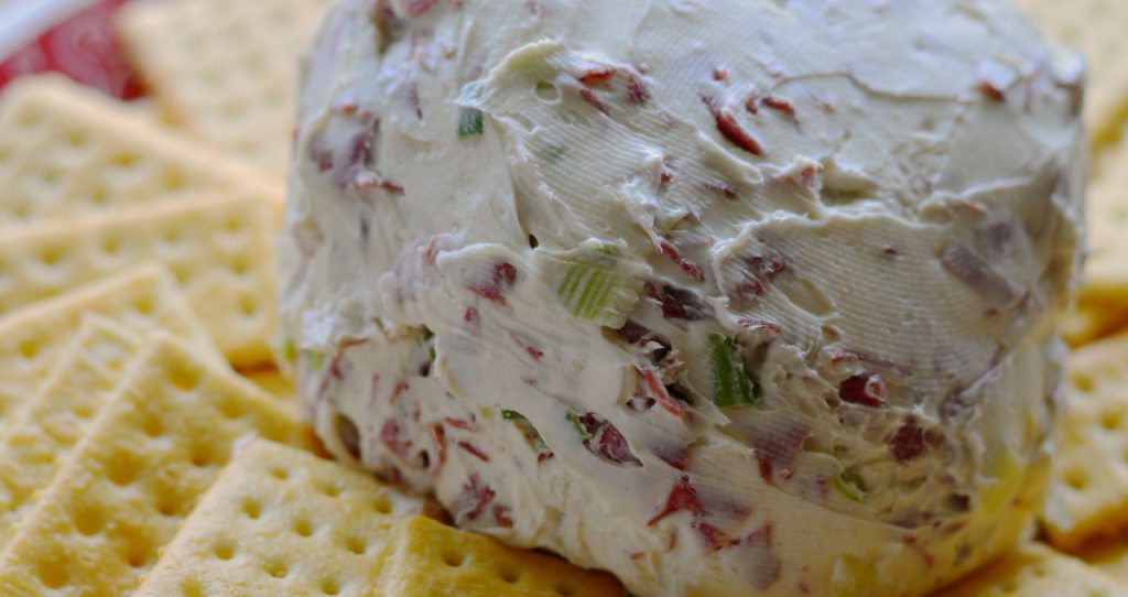 This is the easiest cheese ball ever!  I keep the ingredients on hand, and it is always a big crowd pleaser!