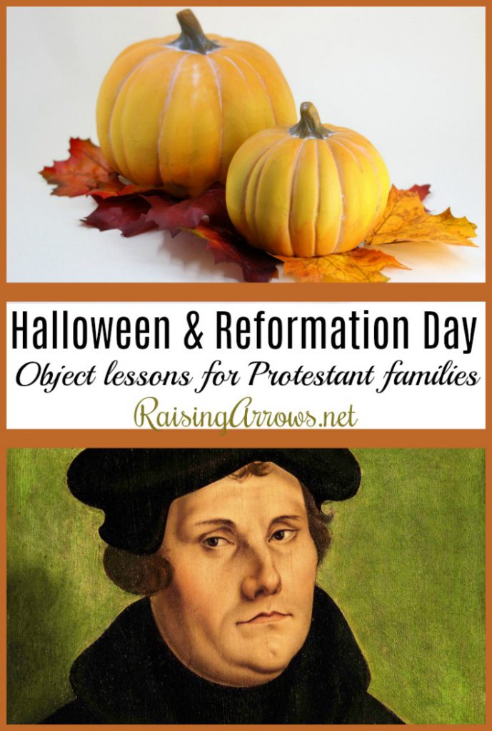 Bring Biblical meaning to October 31 by sharing these object lessons and historical truths with your family!