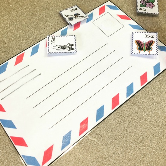 Playing Post Office in this week's Large Family Homeschool Week in Review!