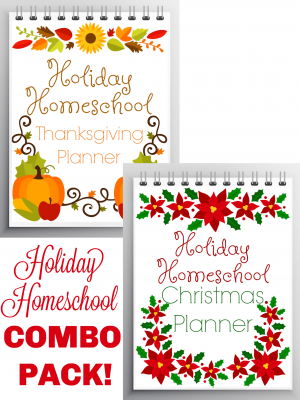 Holiday Homeschool Pack - Thanksgiving & Christmas