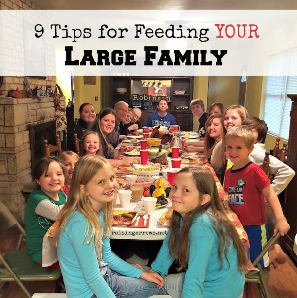 When you have a large family you need easy and cheap meals that don't take a lot of time to prepare.  These tips will help you feed a crowd on a budget.