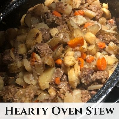 Hearty Winter Vegetable Oven Stew