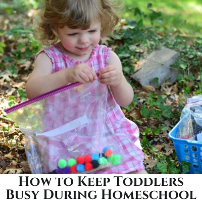 10 Ideas to Keep Toddlers Busy During Homeschooling