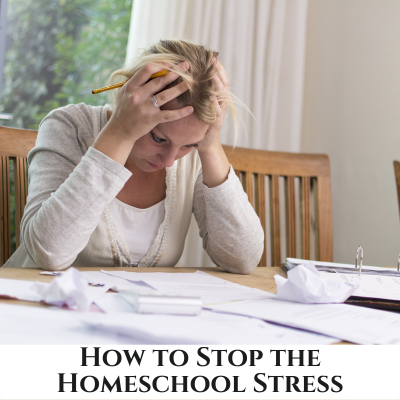 How to Stop Having Stressful Homeschool Days