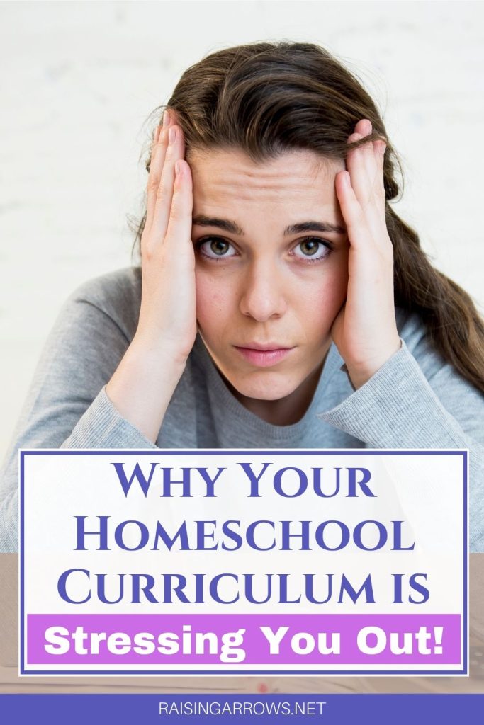 Here's why you are stressed out by your homeschool curriculum, and what you can do to fix that stress once and for all!