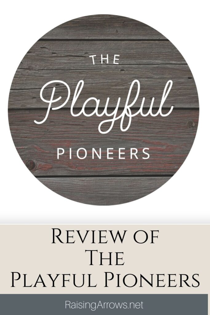 A large family review of The Playful Pioneers - a homeschool curriculum based on the Little House on the Prairie books.