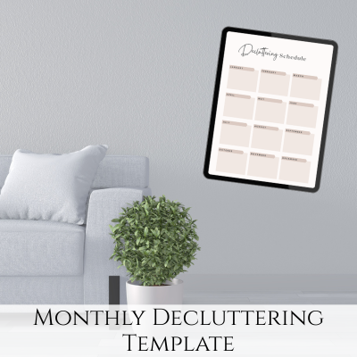 How to Create a Monthly Decluttering Project List